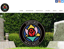 Tablet Screenshot of giffordmonument.com